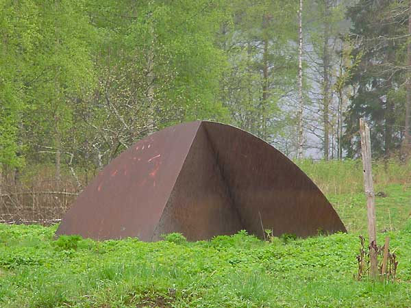 cor-ten steel sculpture